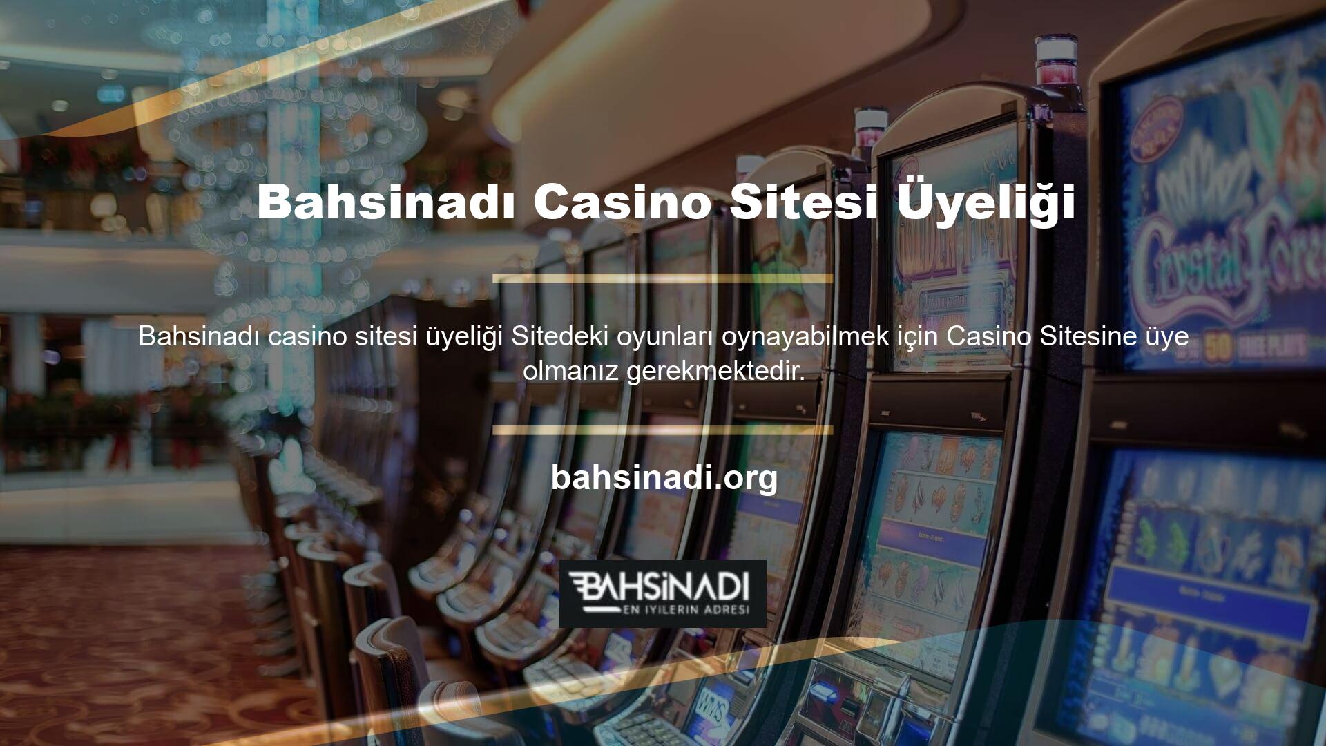 Casino sitelerindeki bağlı kuruluş işlemleri genellikle belirli bilgiler gerektirir