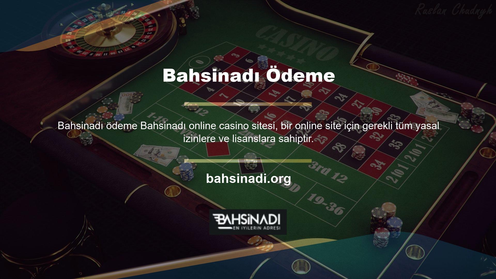 Site bu doğrultuda kullanıcılarına başta spor bahisleri ve casino oyunları olmak üzere farklı alanlarda hizmet vermektedir